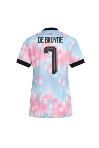 Belgia Kevin De Bruyne #7 Jalkapallovaatteet Naisten Vieraspaita MM-kisat 2026 Lyhythihainen